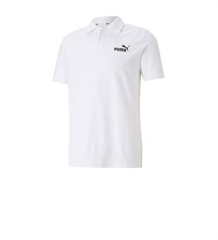 Puma Essential Pique Polo Erkek Beyaz Günlük Stil Polo T-Shirt 58667402