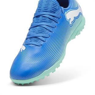 Puma Future 7 Play Tt Jr Çocuk Mavi Halı Saha Ayakkabısı 10795001