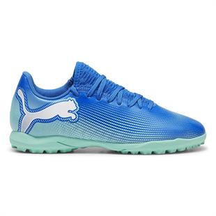 Puma Future 7 Play Tt Jr Çocuk Mavi Halı Saha Ayakkabısı 10795001