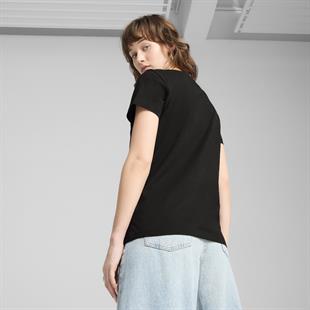 Puma GRAPHICS Floral Siyah Tişört Kadın 68508101