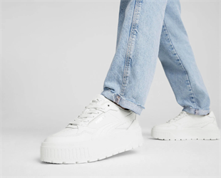 Puma Karmen II Idol Kadın Beyaz Spor Ayakkabı Beyaz 39746102