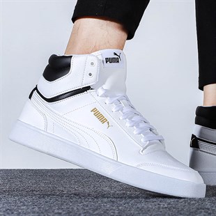 Puma Shuffle Mid Beyaz Erkek Sneaker Ayakkabı 38074801