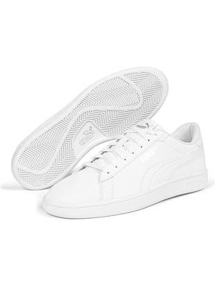 Puma Smash 3.0 Buck Unisex Beyaz Sneaker Ayakkab 39233609
