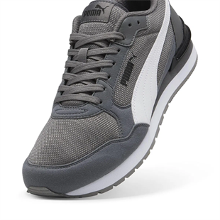 Puma St Runner V4 Mesh Erkek Gri Sneaker Ayakkabı 39966603