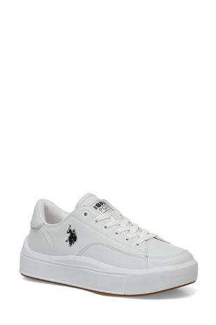 U.S. Polo Assn. GINGER 4PR Beyaz Kadın Sneaker Ayakkabı 101812683