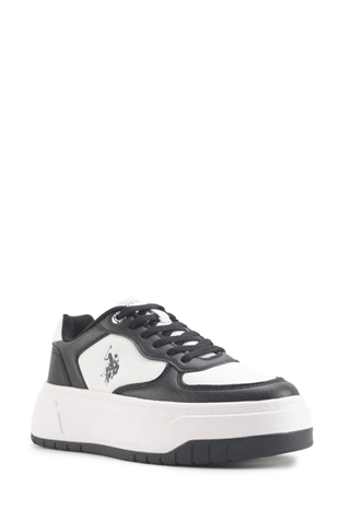 U.S. Polo Assn. ELFY 4PR Beyaz SİYAH  Kadın Sneaker 101887225
