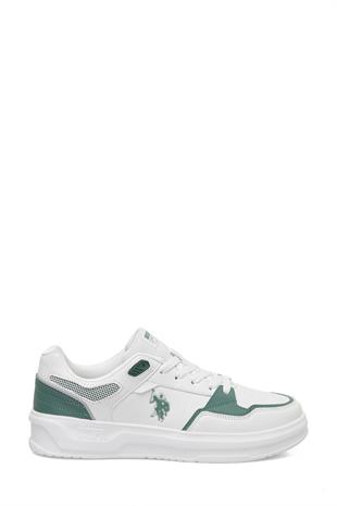 U.S. Polo Assn.ALUCARD 5FX Beyaz Yeşil  Erkek Sneaker 101938148
