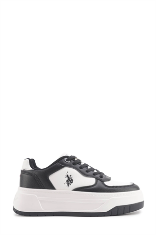 U.S. Polo Assn. ELFY 4PR Beyaz SİYAH  Kadın Sneaker 101887225