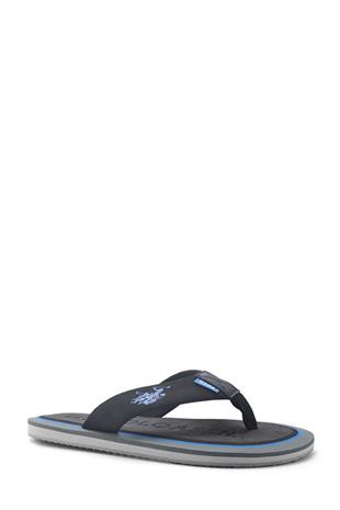 U.S. Polo Assn. VITUS 5FX Siyah Erkek Terlik