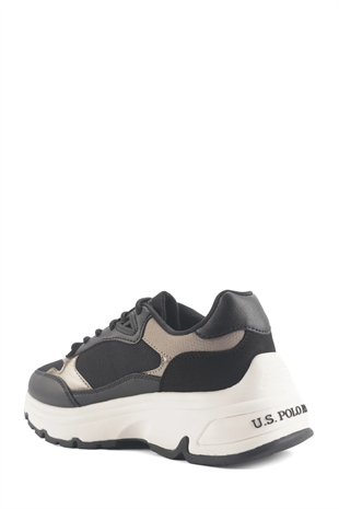 U.S. Polo Assn.VIAVAI 4PR Kadın Siyah Spor Ayakkabı 101885396