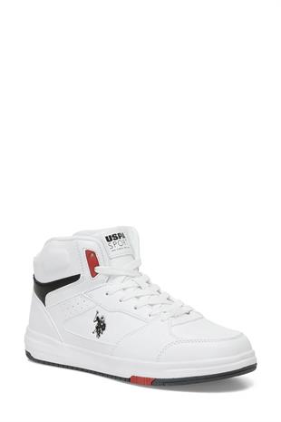 U.S. Polo Assn. Presto Hi Erkek Günlük Uzun Konçlu Sneaker Spor Ayakkabı 101812440