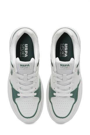 U.S. Polo Assn.ALUCARD 5FX Beyaz Yeşil  Erkek Sneaker 101938148