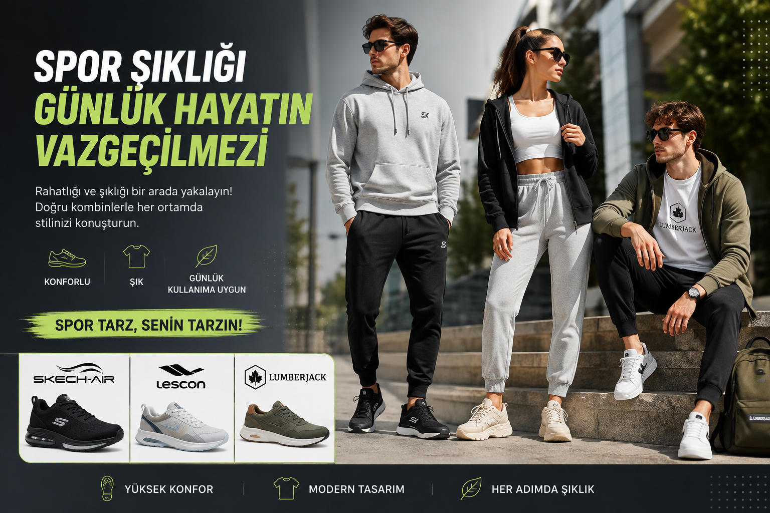 spor ayakkabı,eşofman altı,çanta kombin