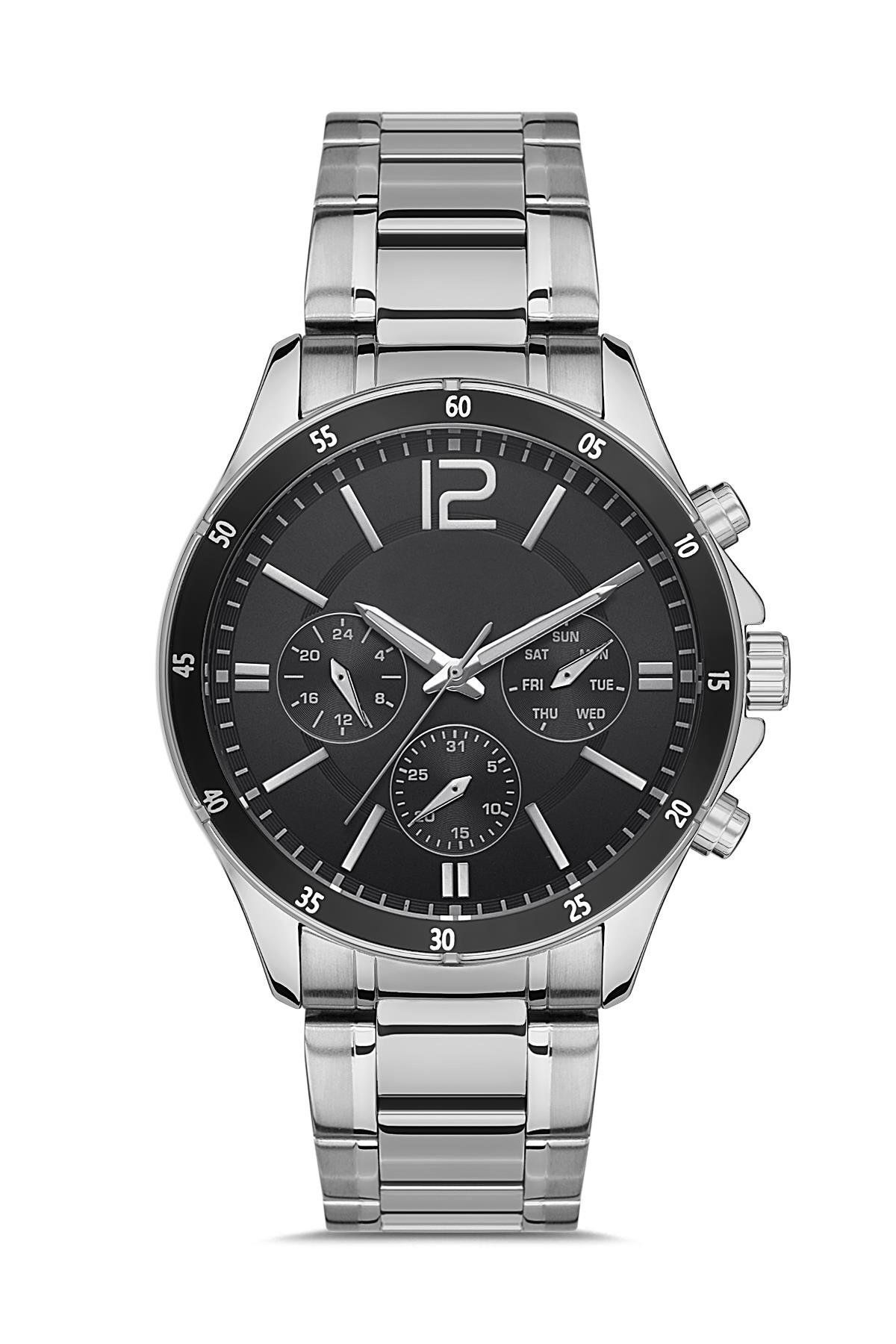 Dekoratif Kadran Metal Kordon Erkek Kol Saati