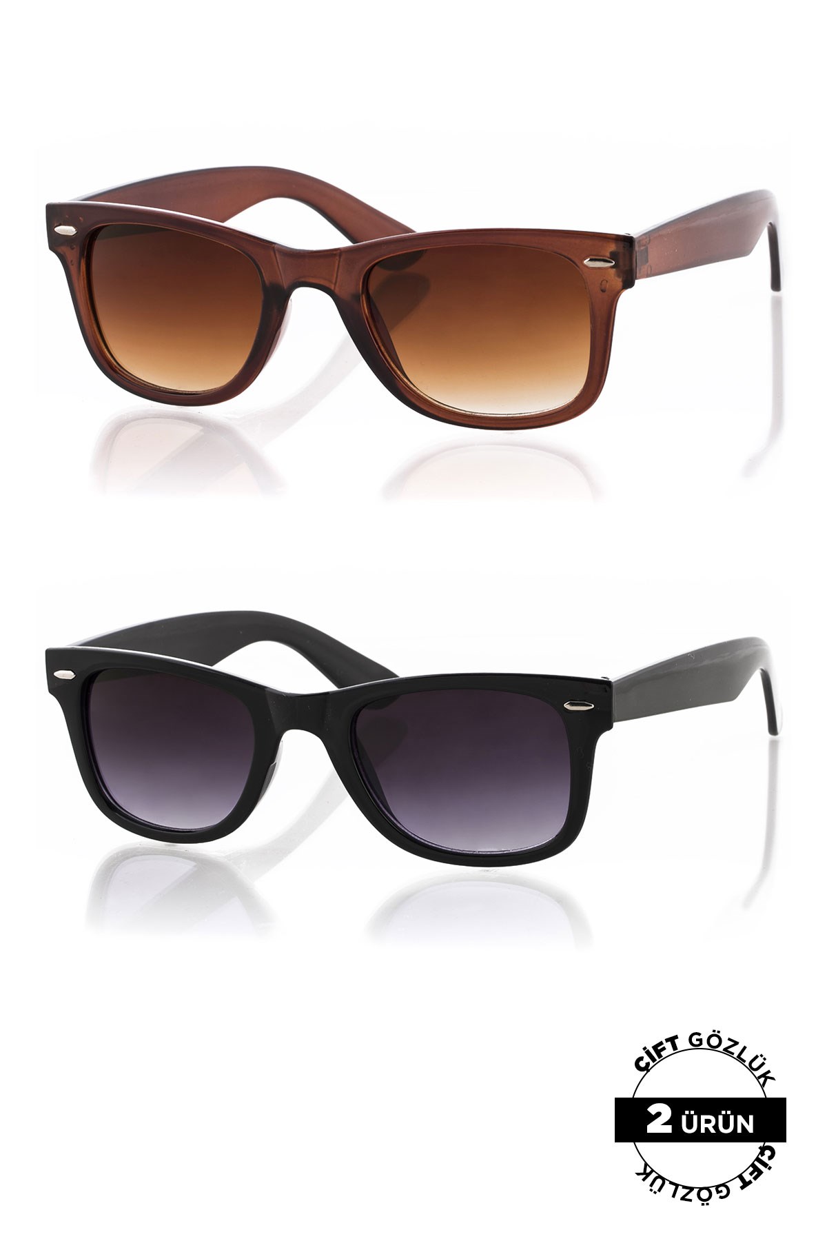 PLJN320R01R02 Unisex Güneş Gözlüğü 2li Ürün
