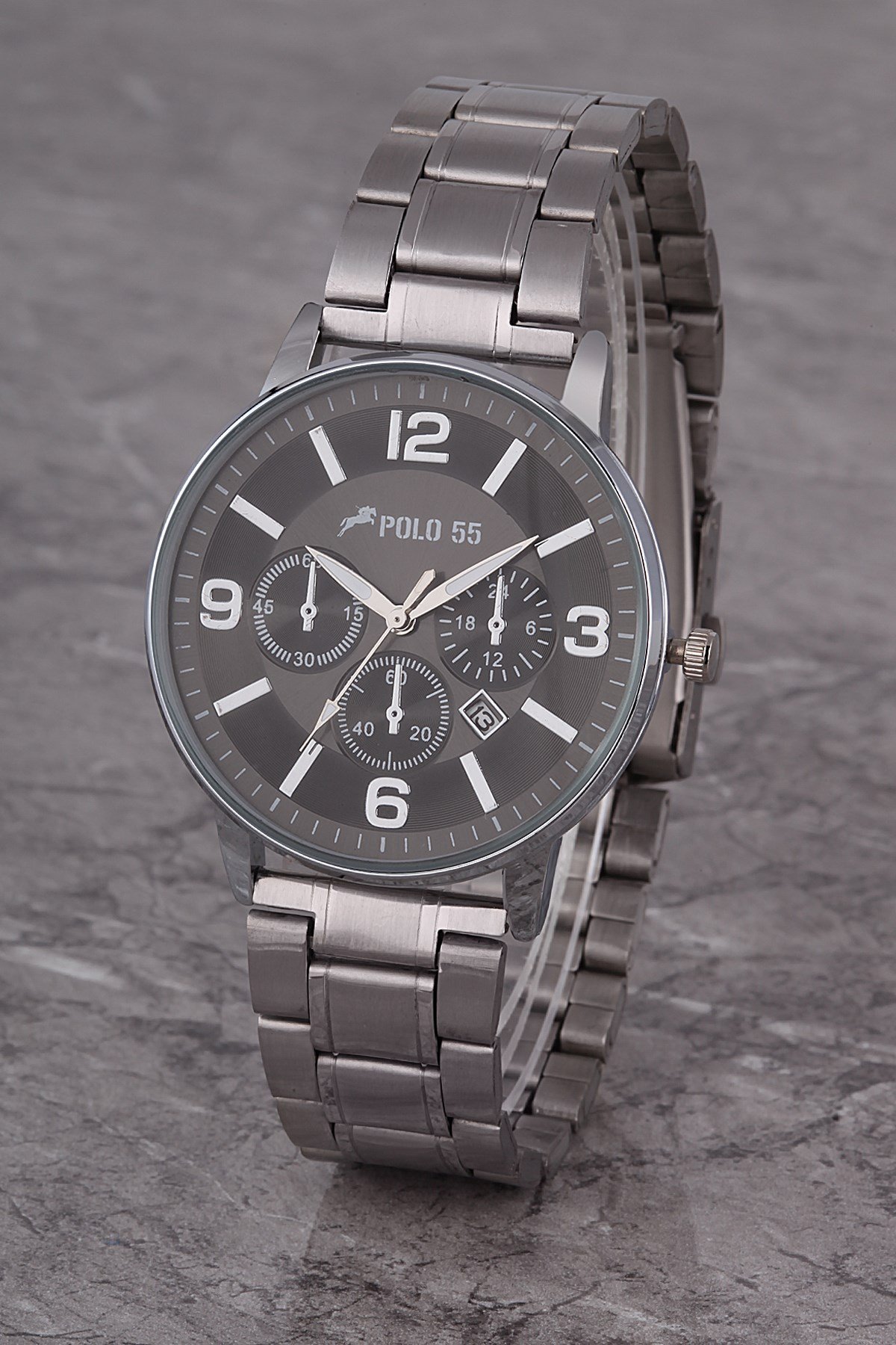 Dekoratif Göstergeli Takvimli Kadran Metal Kordon