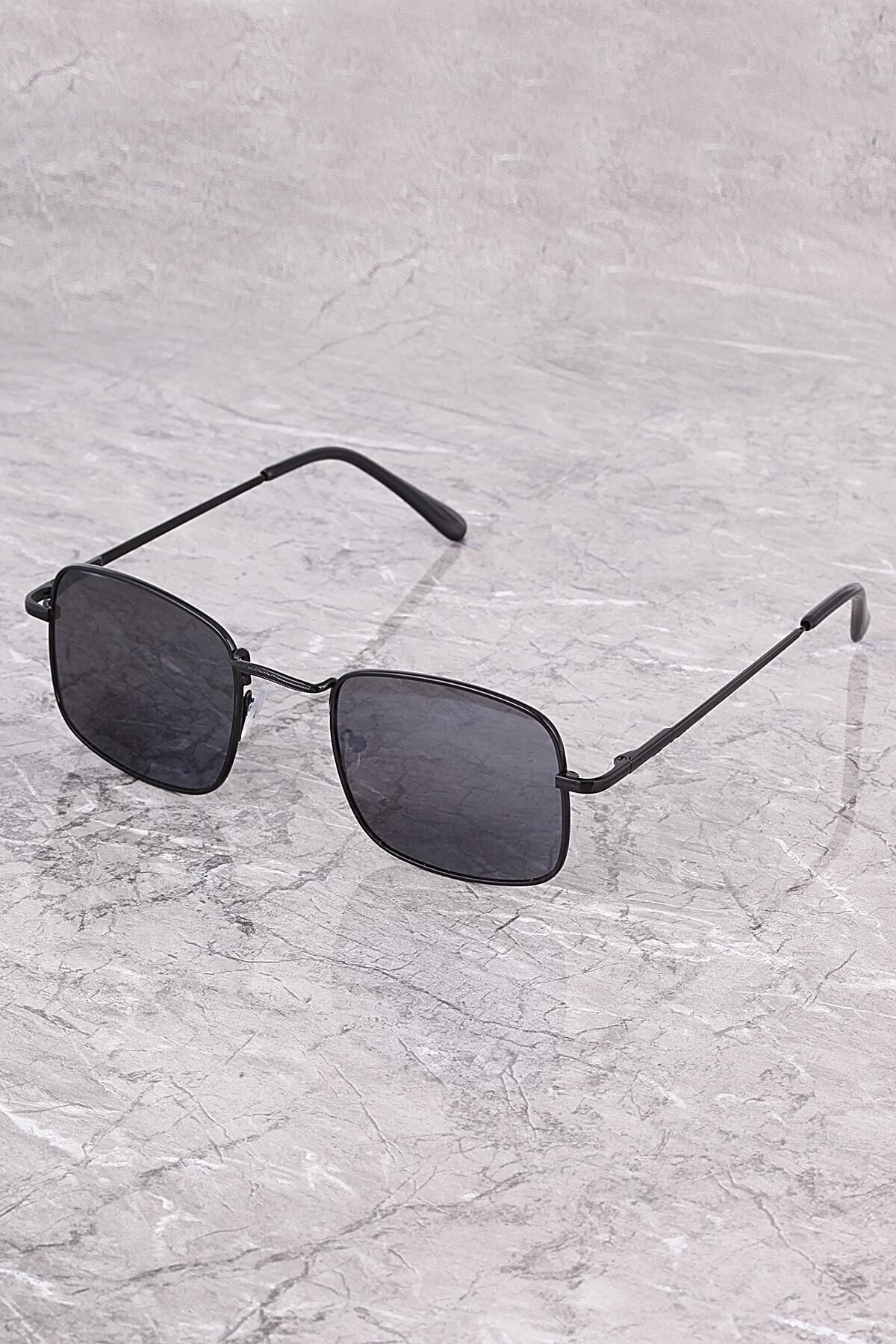 Dikdörtgen Minimal Erkek Güneş Gözlüğü