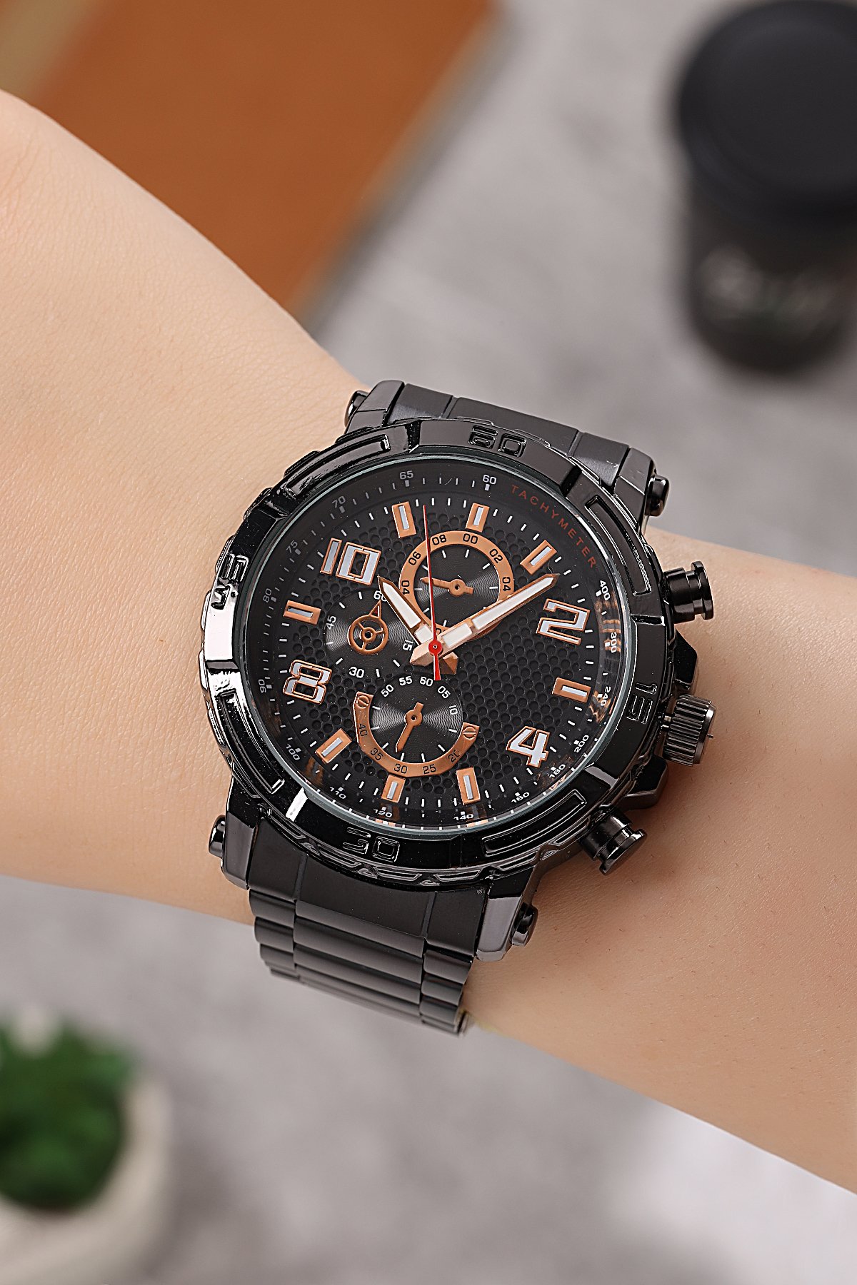 Klasik Kadran Metal Kordon Unisex Kol Saati