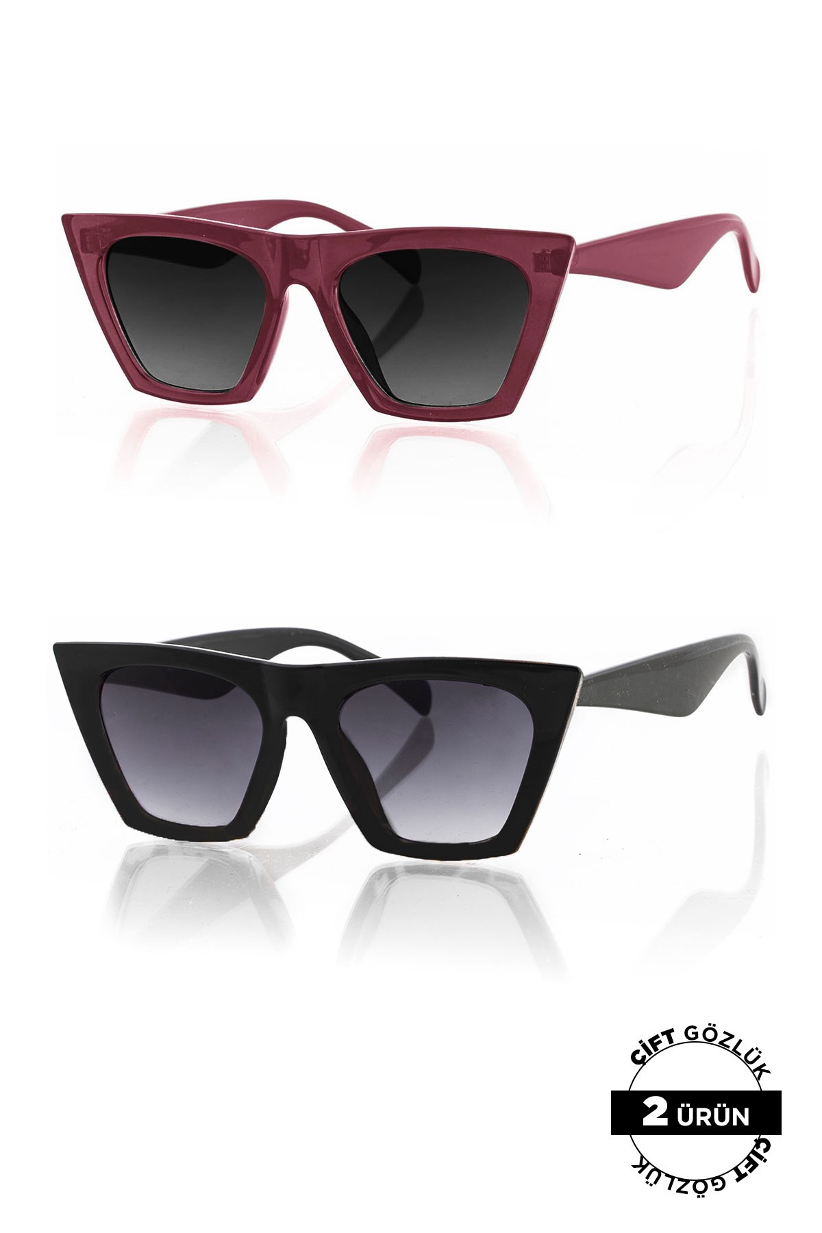 PL8045R01R13 Unisex Güneş Gözlüğü 2'li Ürün