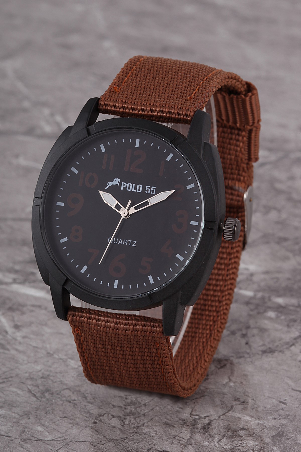 PLEK010R02 ERKEK SAAT ÇİZGİLİ BASIC KADRAN DERİ KORDON