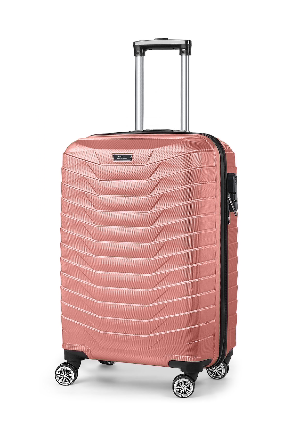 Polo55 ABS Küçük/Kabin Boy Valiz Pembe