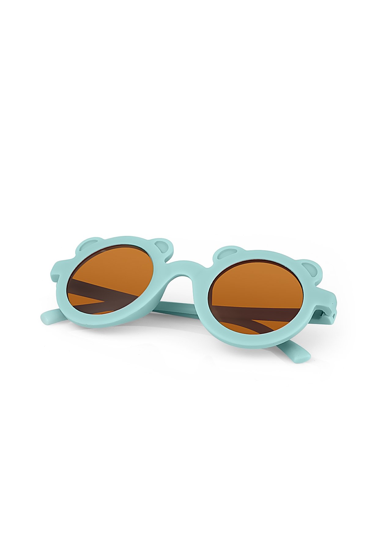 POLO55 Ayıcık Figürlü Yeşil Çocuk Güneş Gözlüğü