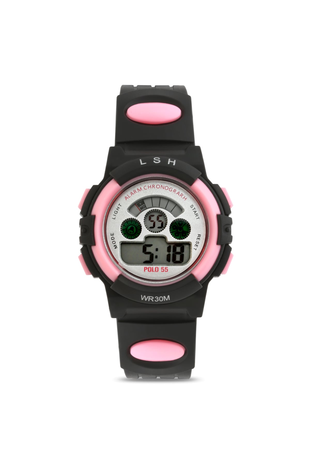 POLO55 Dijital Çocuk Kol Saati Pembe PLCDJT2310R1