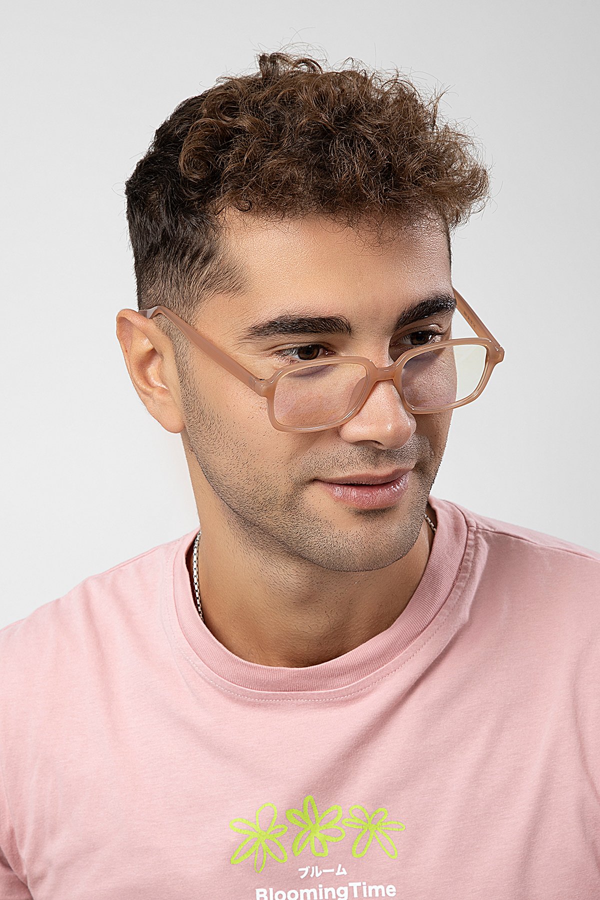 POLO55 Dikdörtgen Model Erkek B-Block Mavi Işık Korumalı Gözlük