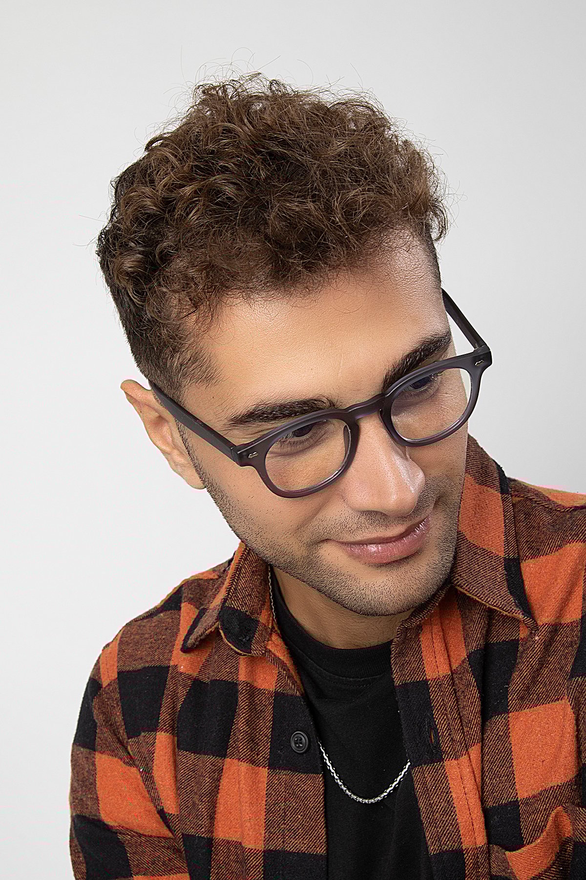 POLO55 Kare Anahtar Model Erkek B-Block Mavi Işık Korumalı Gözlük