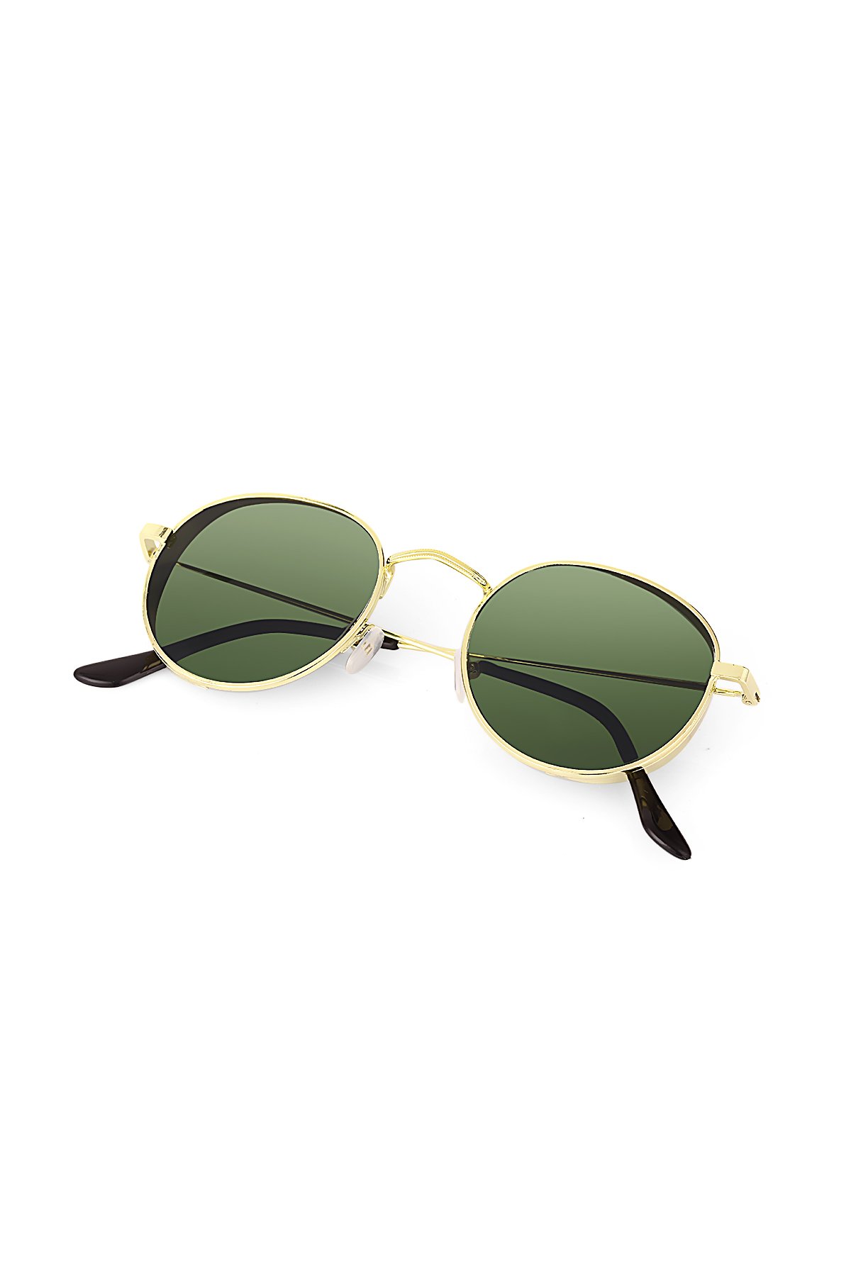 POLO55 Siperlikli Round Metal Erkek Güneş Gözlüğü