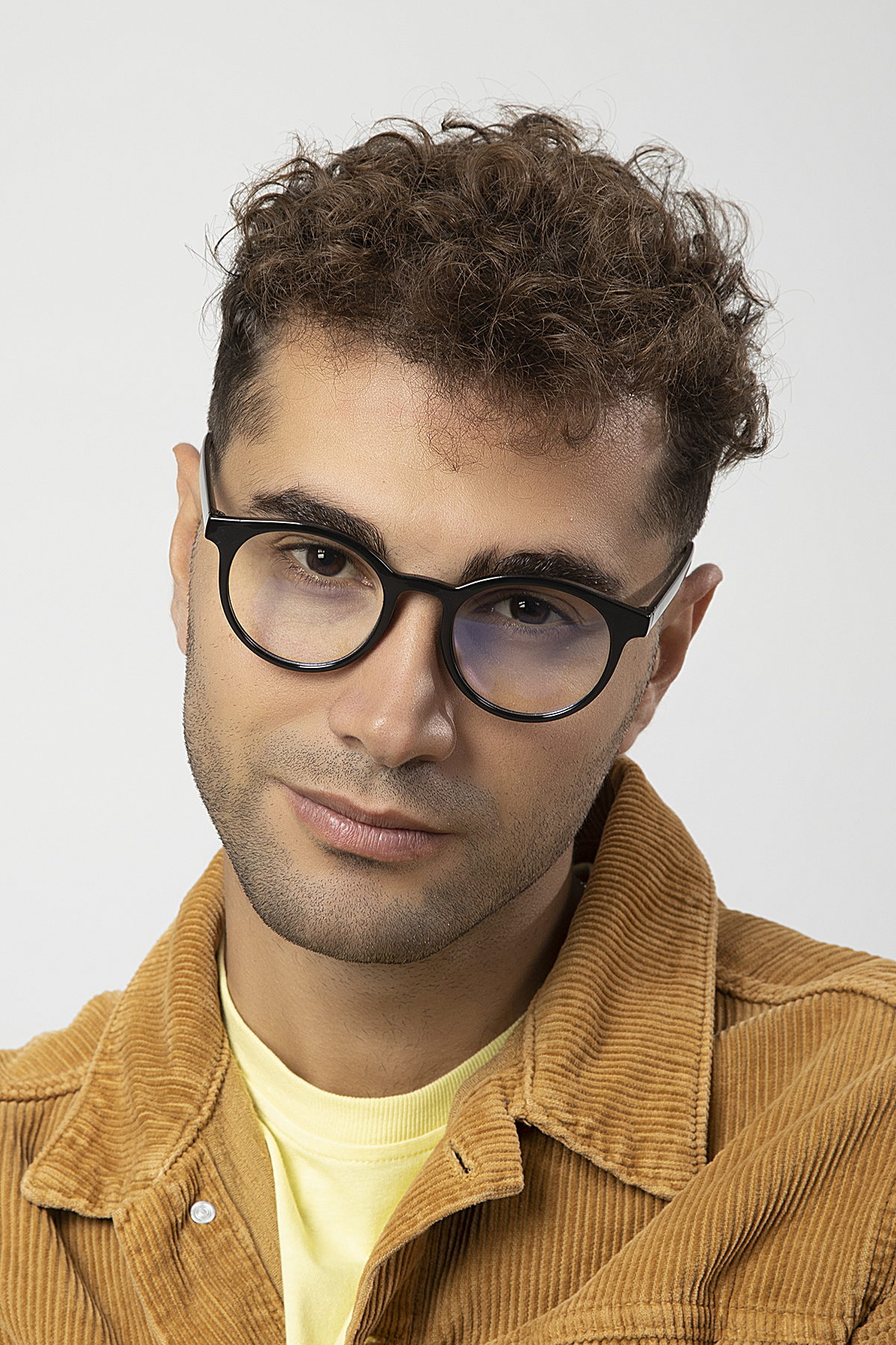 POLO55 Yuvarlak Model Erkek B-block Mavi Işık Korumalı Gözlük