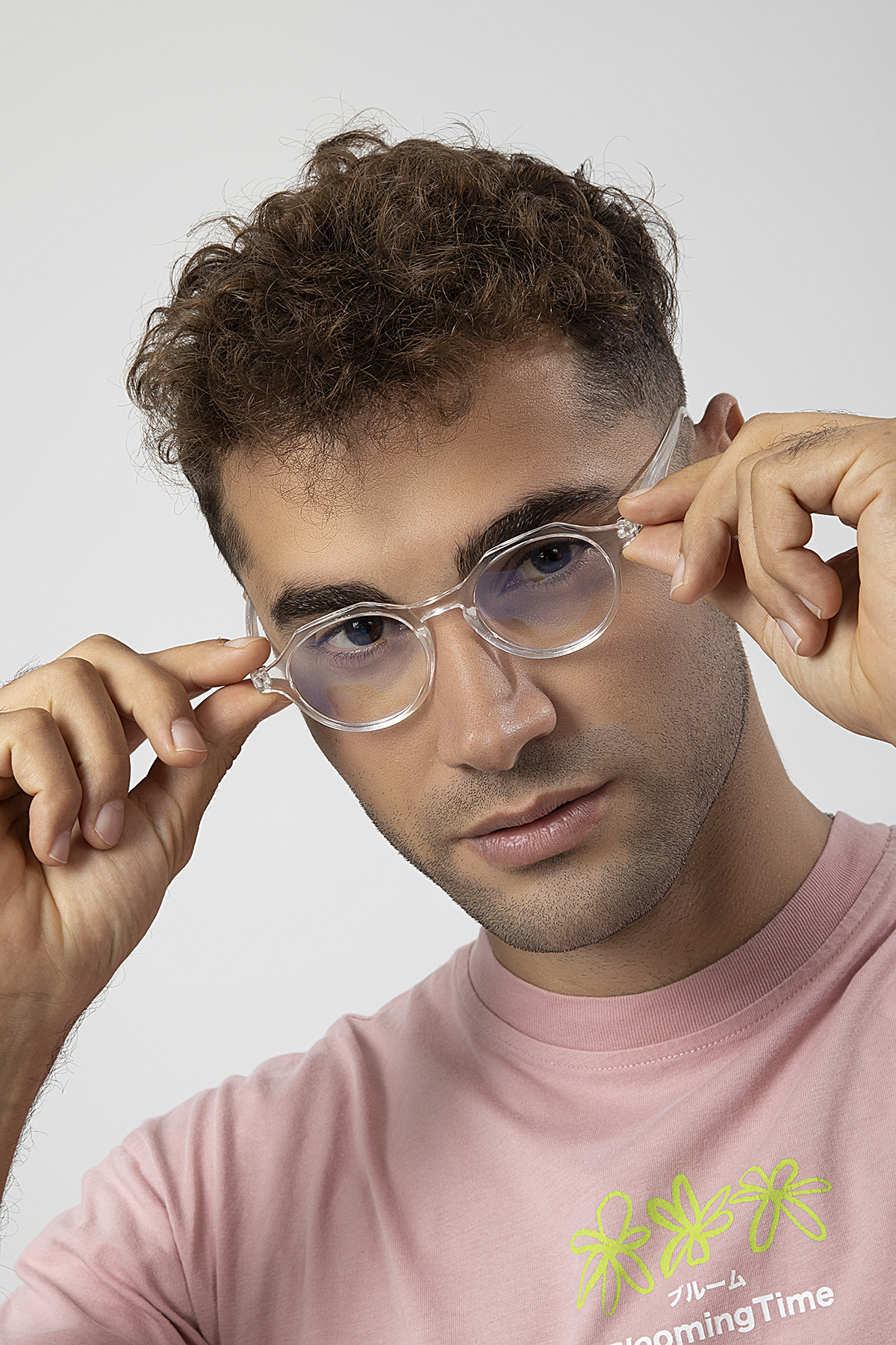 POLO55 Yuvarlak Model Erkek B-block Mavi Işık Korumalı Gözlük