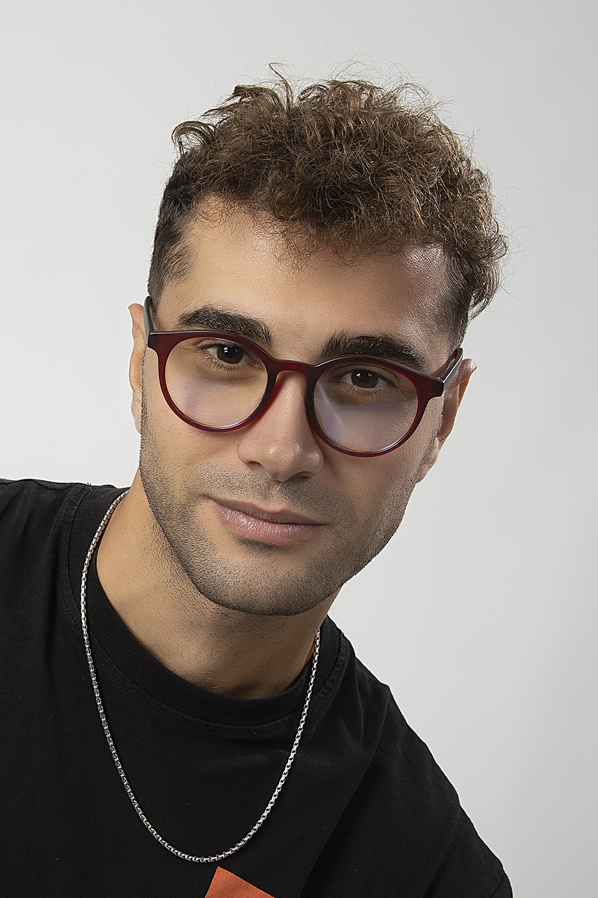 POLO55 Yuvarlak Model Erkek B-block Mavi Işık Korumalı Gözlük