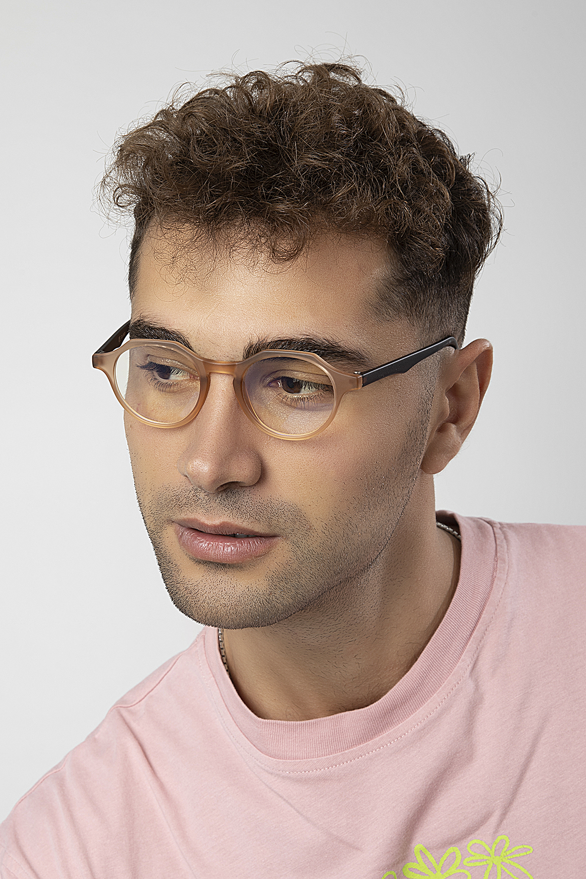 POLO55 Yuvarlak Model Erkek B-block Mavi Işık Korumalı Gözlük