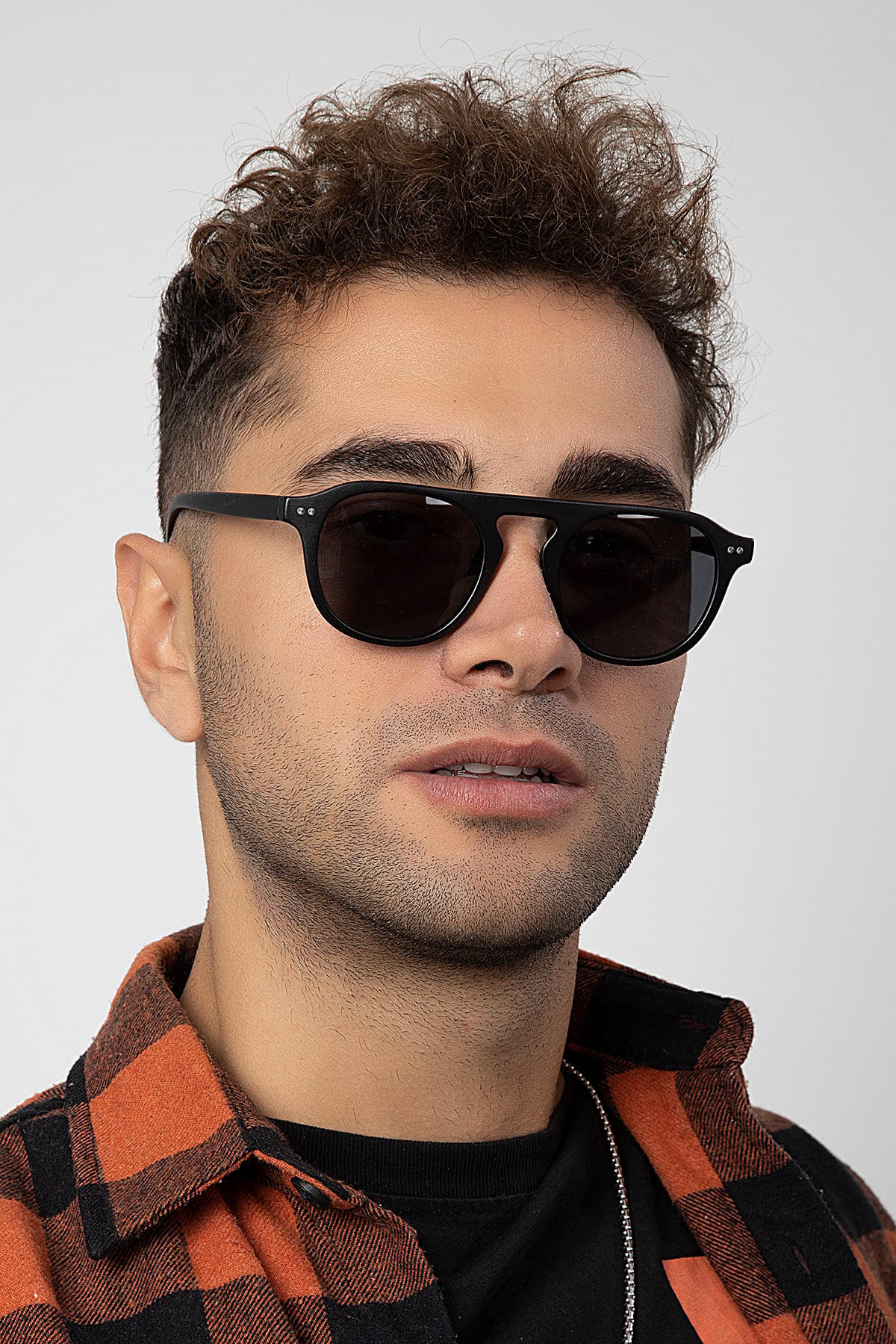Retro Kare Anahtar Model Erkek Güneş Gözlüğü