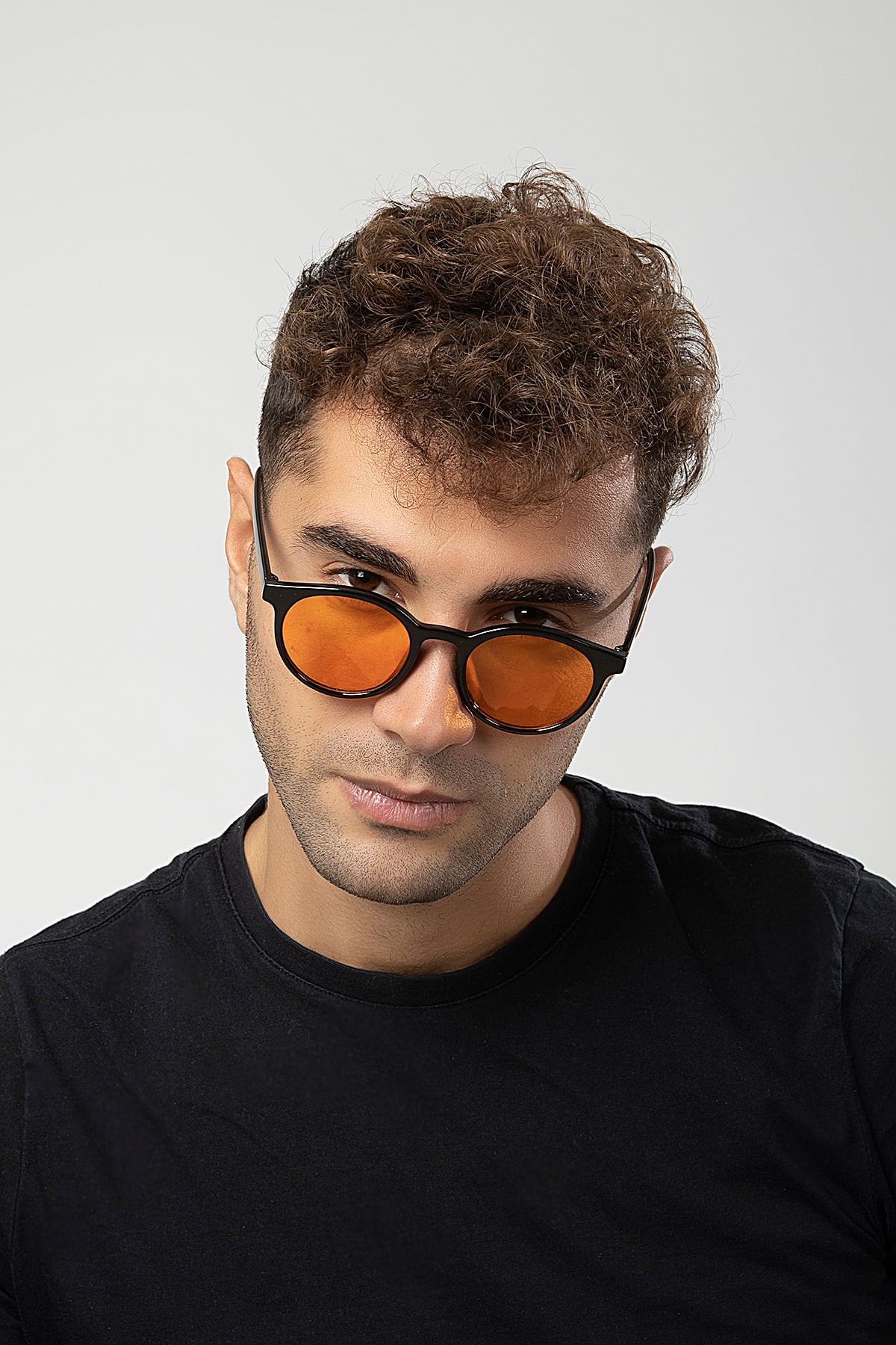 Yuvarlak Model Erkek Güneş Gözlüğü