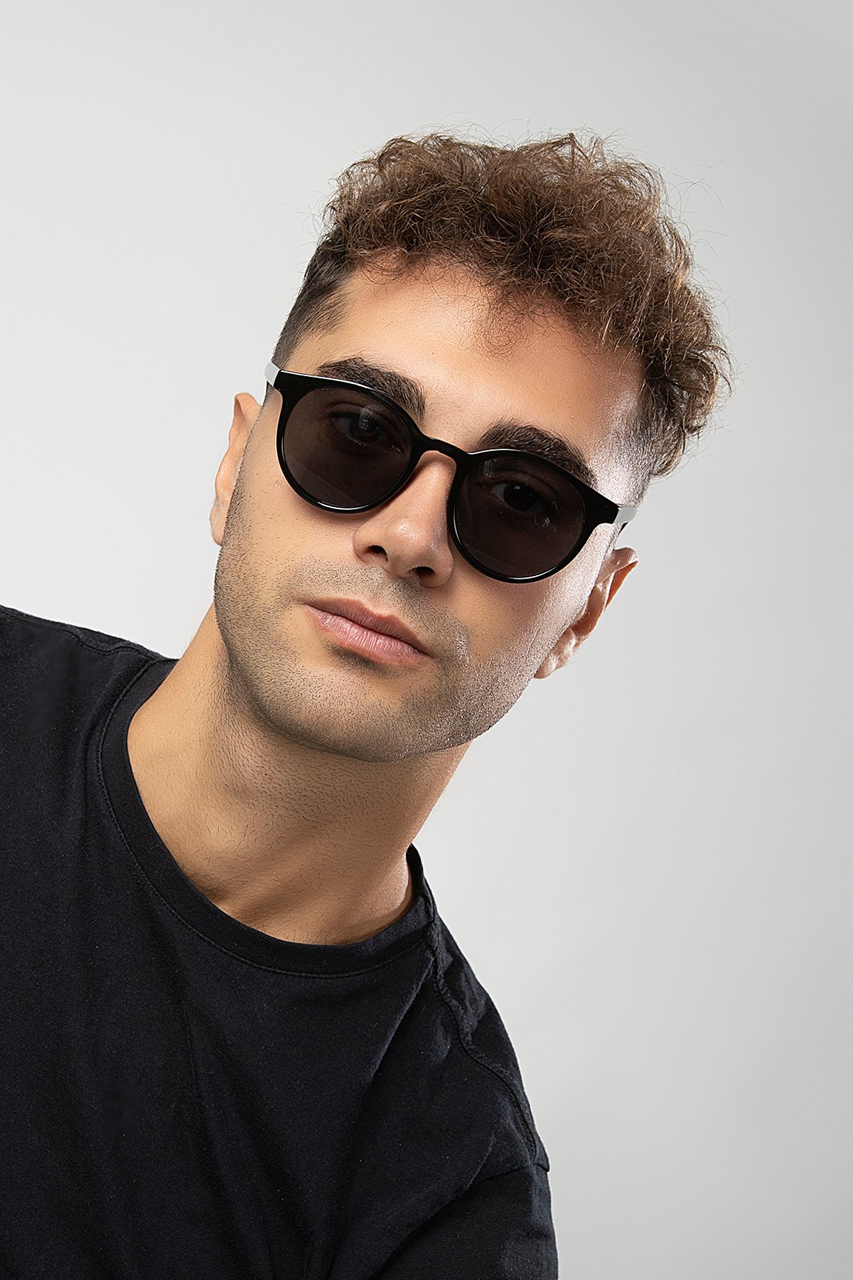 Yuvarlak Model Erkek Güneş Gözlüğü