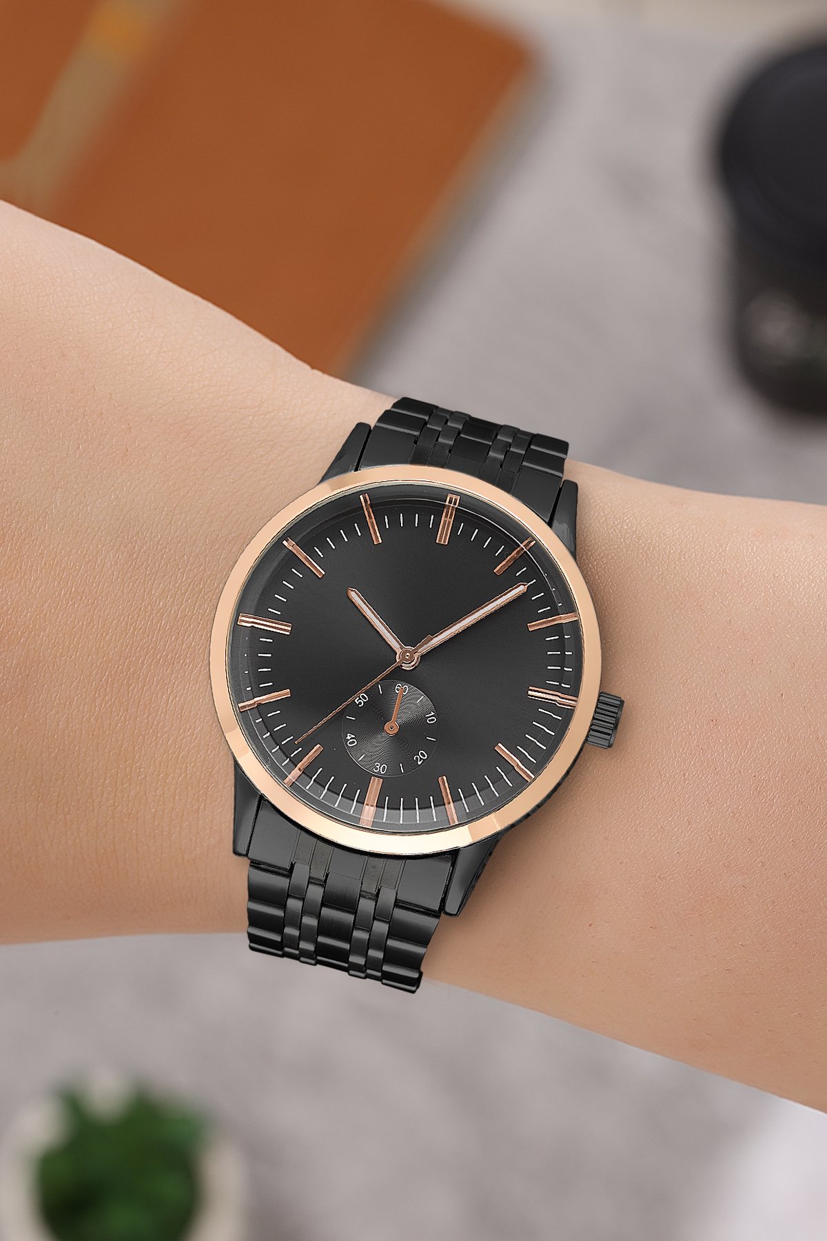 Zamansız Tasarım Metal Kordon Erkek Kol Saati