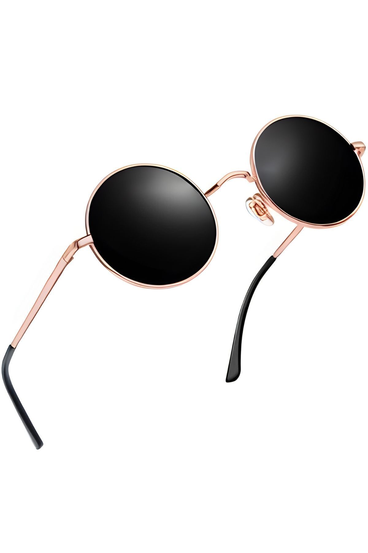 Zeda Yuvarlak Model Metal Çerçeve Rose-Gold Kadın Güneş Gözlüğü