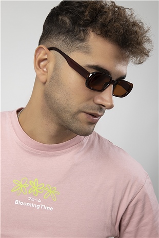 Elips Model Kemik Çerçeve Erkek Güneş Gözlüğü