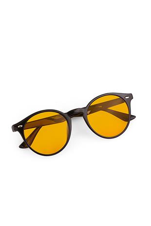 Polo55 Anahtar Model Turuncu Lens Siyah Kadın Güneş Gözlüğü