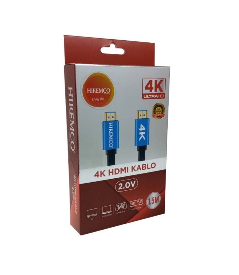 Hiremco 4K Ultra HD HDMI Kablo 1.5 Metre