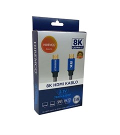 Hiremco 8K Ultra HD HDMI Kablo 1.5 Metre