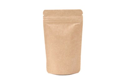 Kraft +Aluminyum Zipli Doypack poşet(penceresiz)-100 gr.