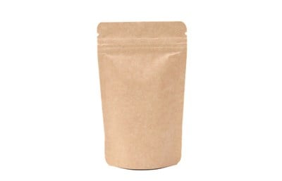 Kraft alüminyum malzemeli zipli Doypack  poşetl 750 gr.