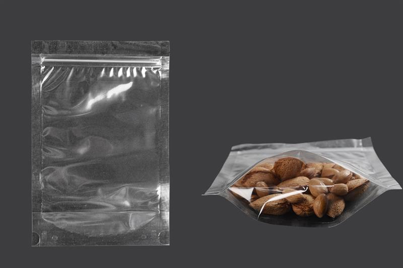 Doypack-Şeffaf kilitli poşet 1500 gr.-500 Adet