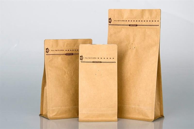 Pocket Kilitli Kraft Metalize Flat Bottom 500 gr.-1000 adet