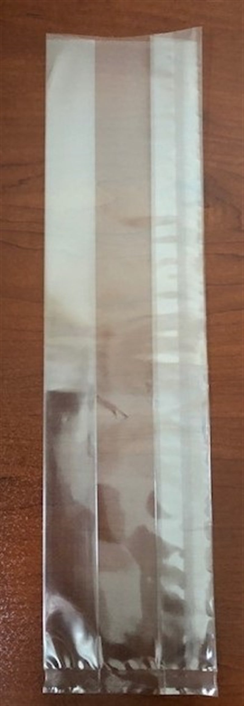  Baskısız düz tabanlı körüklü şeffaf baharat ve çay poşeti en 7.5 x körük 4.5 x boy 29.5 cm ebadında - küçük uzun boy-1000 adet