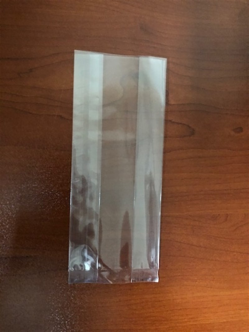 Baskısız düz tabanlı körüklü şeffaf çikolata şekerleme poşeti en 5 x körük 8 x boy 23 cm ebadında geniş küçük boy-1000 adet