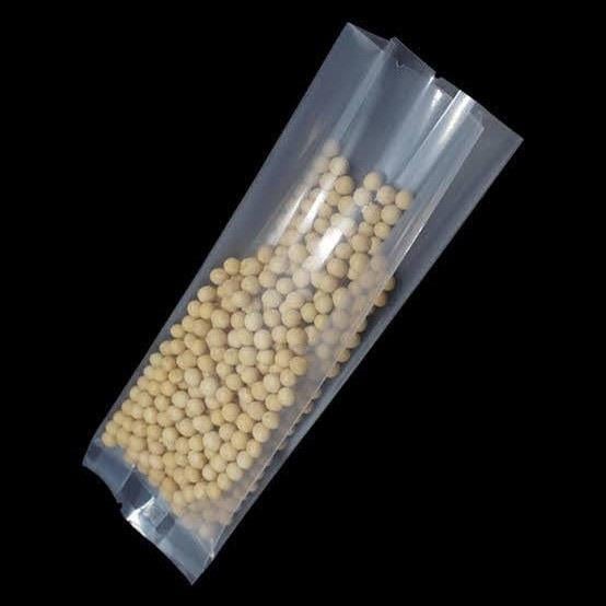 Baskısız düz tabanlı körüklü şeffaf  kuruyemiş ambalaj poşeti en 10 x körük 7 x boy 22 cm ebadında uzun büyük boy 7x10x38 -1000 adet